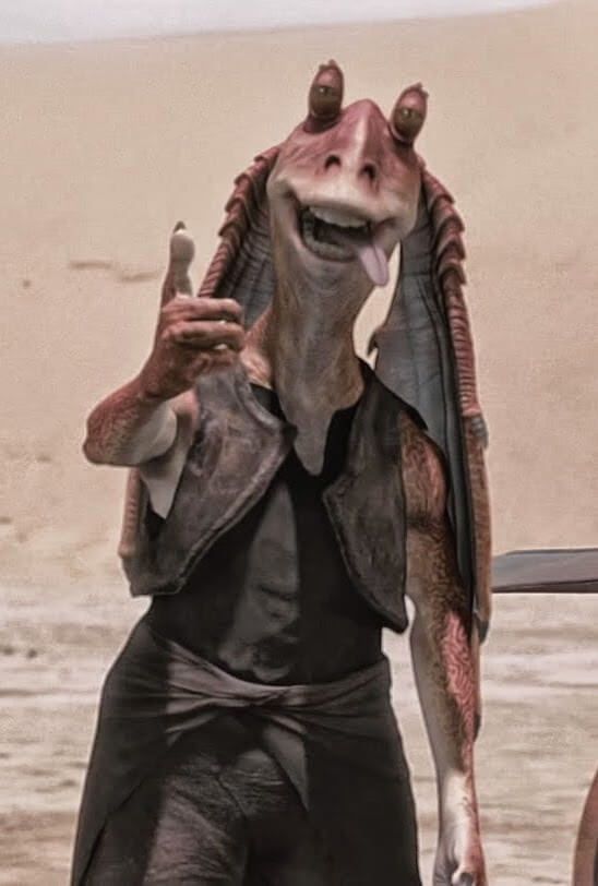Star Wars. Personajes: Jar Jar Binks