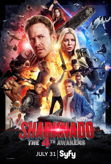Sharknado 1, 2, 3, 4 y más allá (Anthony C. Ferrante, 2013-2016)
