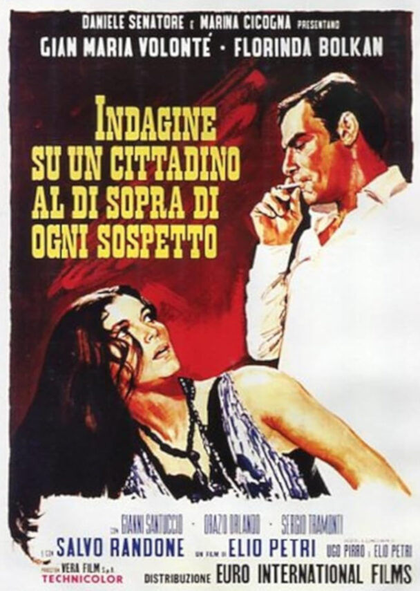 Investigación sobre un ciudadano libre de toda sospecha (Elio Petri, 1970)