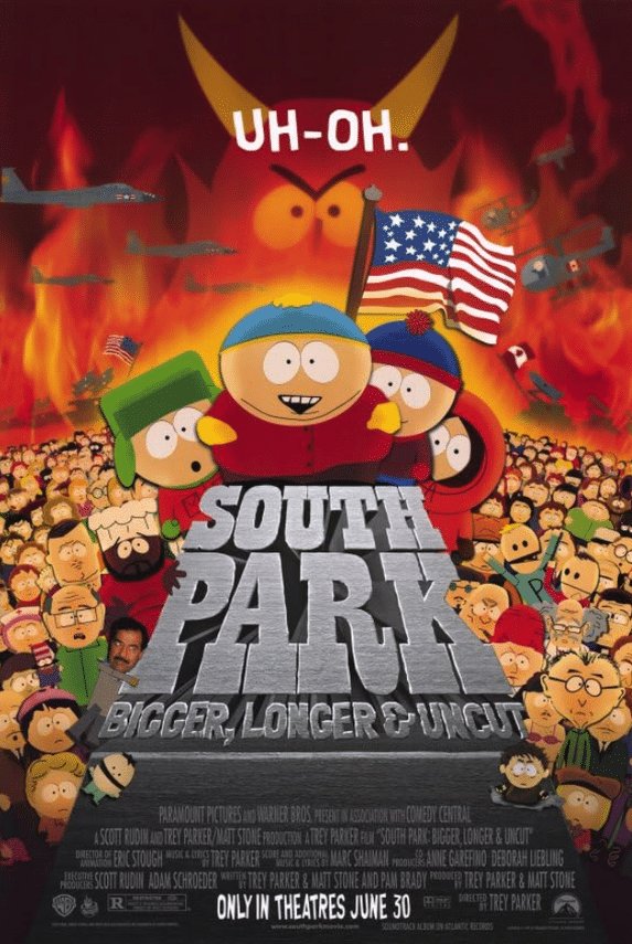 South Park: Más grande, más largo y sin cortes (Trey Parker, 1999)